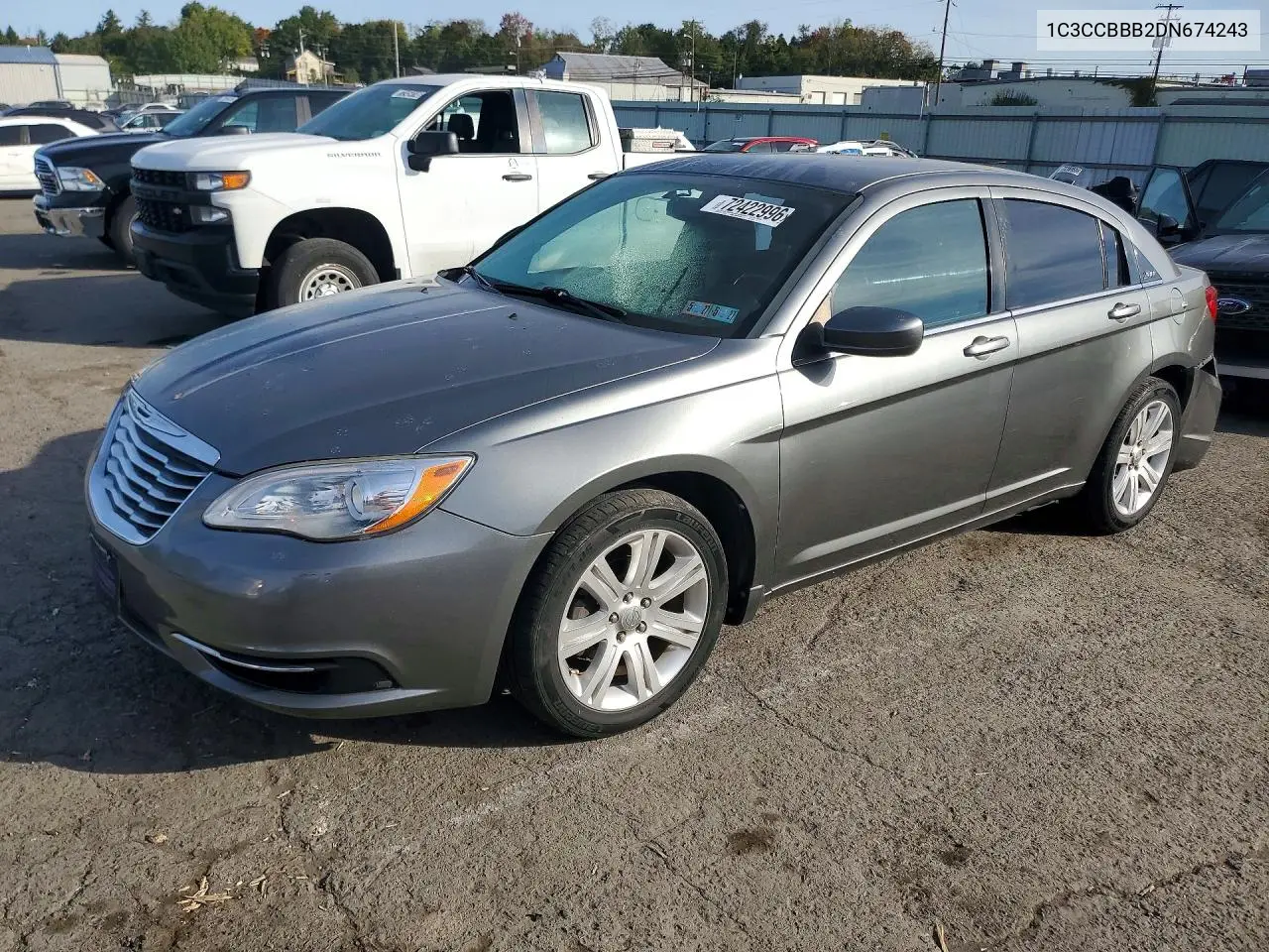 2013 Chrysler 200 Touring VIN 1C3CCBBB2DN674243 фото 1