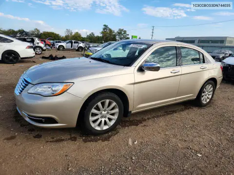 1C3CCBCG3DN744035 — 2013 Chrysler 200, Задняя часть, фото до ремонта