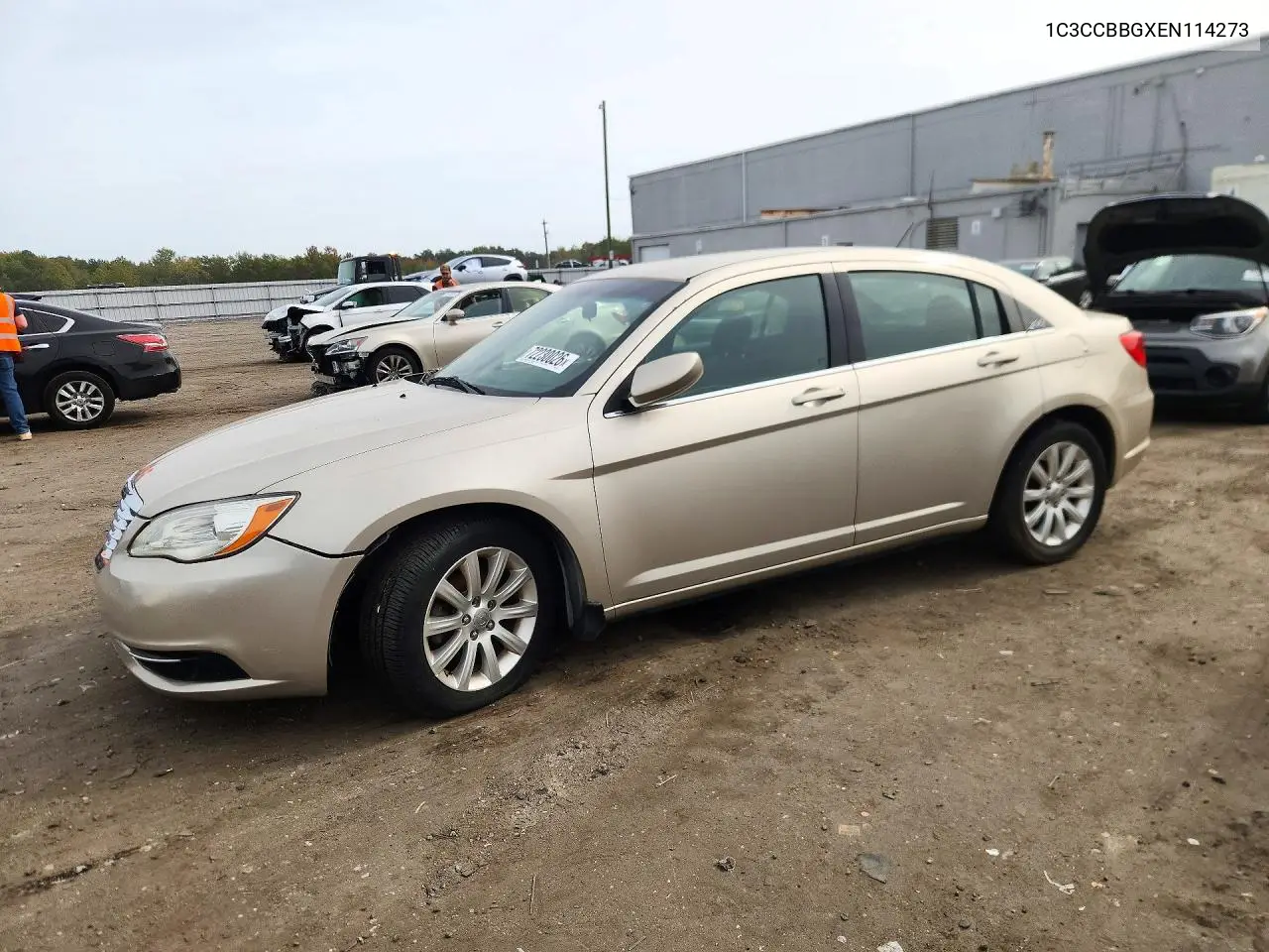 2014 Chrysler 200 Touring VIN 1C3CCBBGXEN114273 фото 1