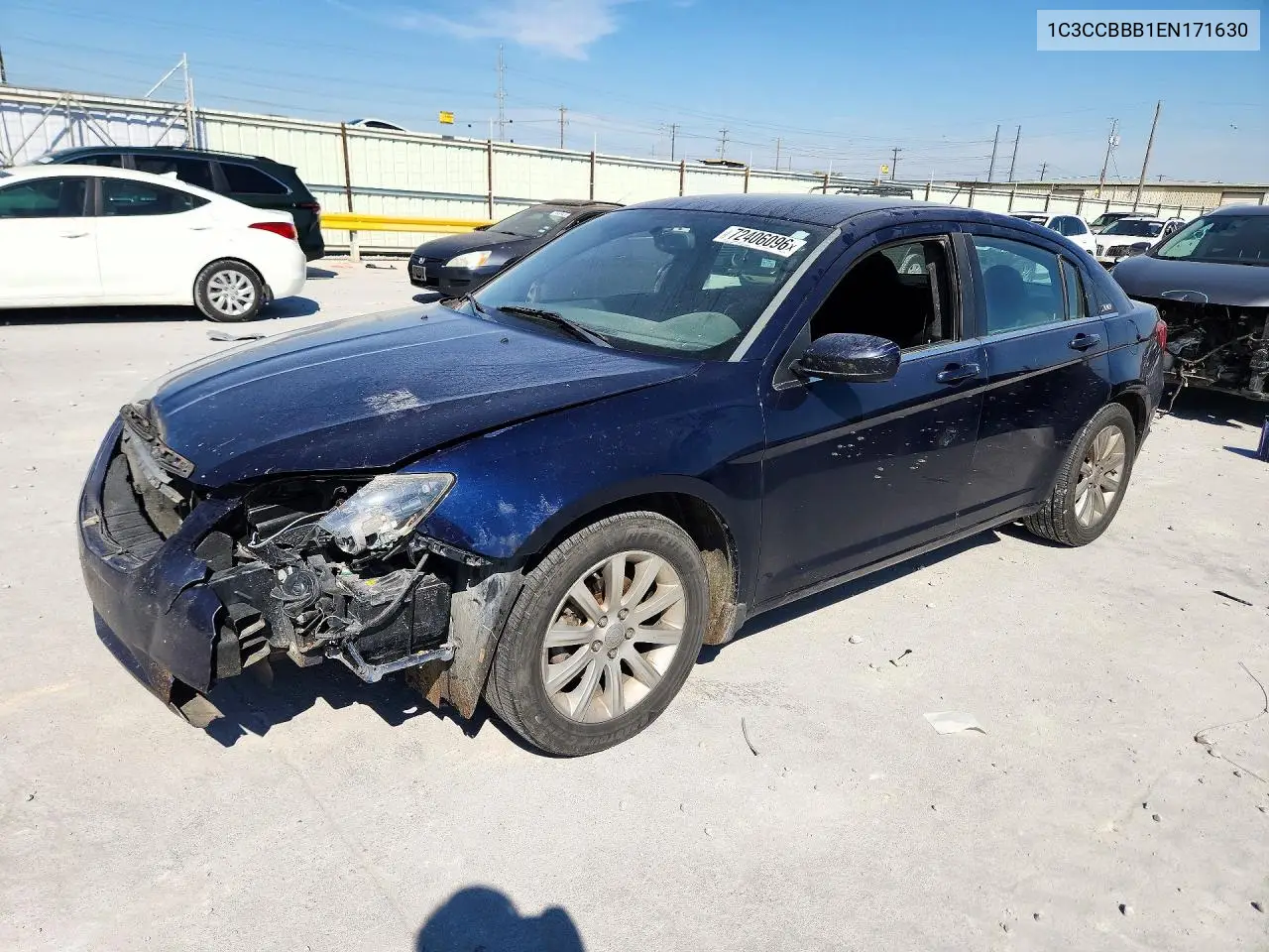 2014 Chrysler 200 Touring VIN 1C3CCBBB1EN171630 фото 1