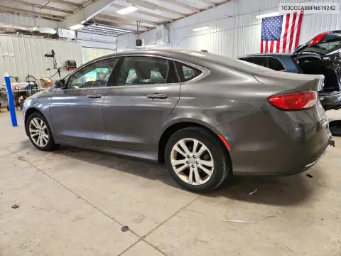 1C3CCCAB8FN619242 — 2015 Chrysler 200, фото 2 с аукциона Copart, Боковая часть