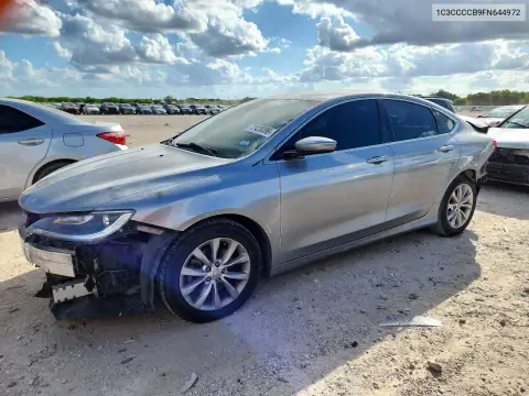 1C3CCCCB9FN644972 — 2015 Chrysler 200, Передняя часть, фото до ремонта