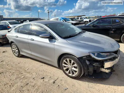 1C3CCCCB9FN644972 — 2015 Chrysler 200, фото 4 с аукциона Copart, Передняя часть