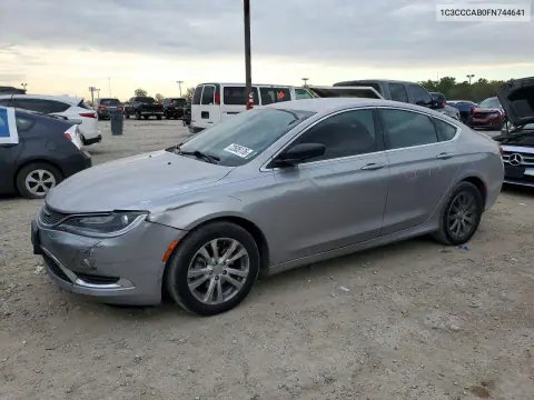 1C3CCCAB0FN744641 — 2015 Chrysler 200, Передняя часть, фото до ремонта