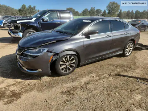 1C3CCCCB6FN550385 — 2015 Chrysler 200, Передняя часть, фото до ремонта