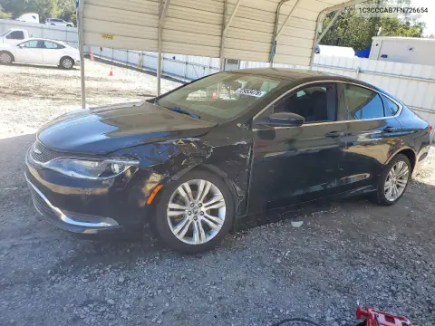 1C3CCCAB7FN726654 — 2015 Chrysler 200, Передняя часть, фото до ремонта