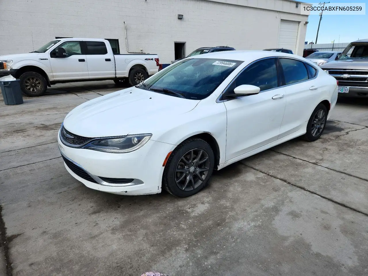 1C3CCCABXFN605259 Chrysler 200 2015 — повреждение Передняя часть, фото до ремонта