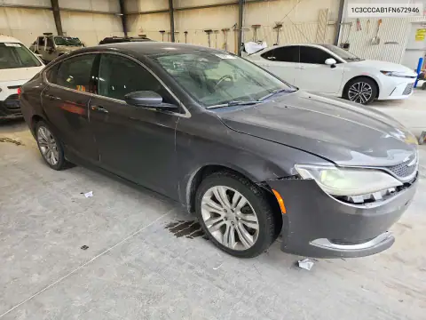1C3CCCAB1FN672946 — 2015 Chrysler 200, фото 4 с аукциона Copart, Задняя часть