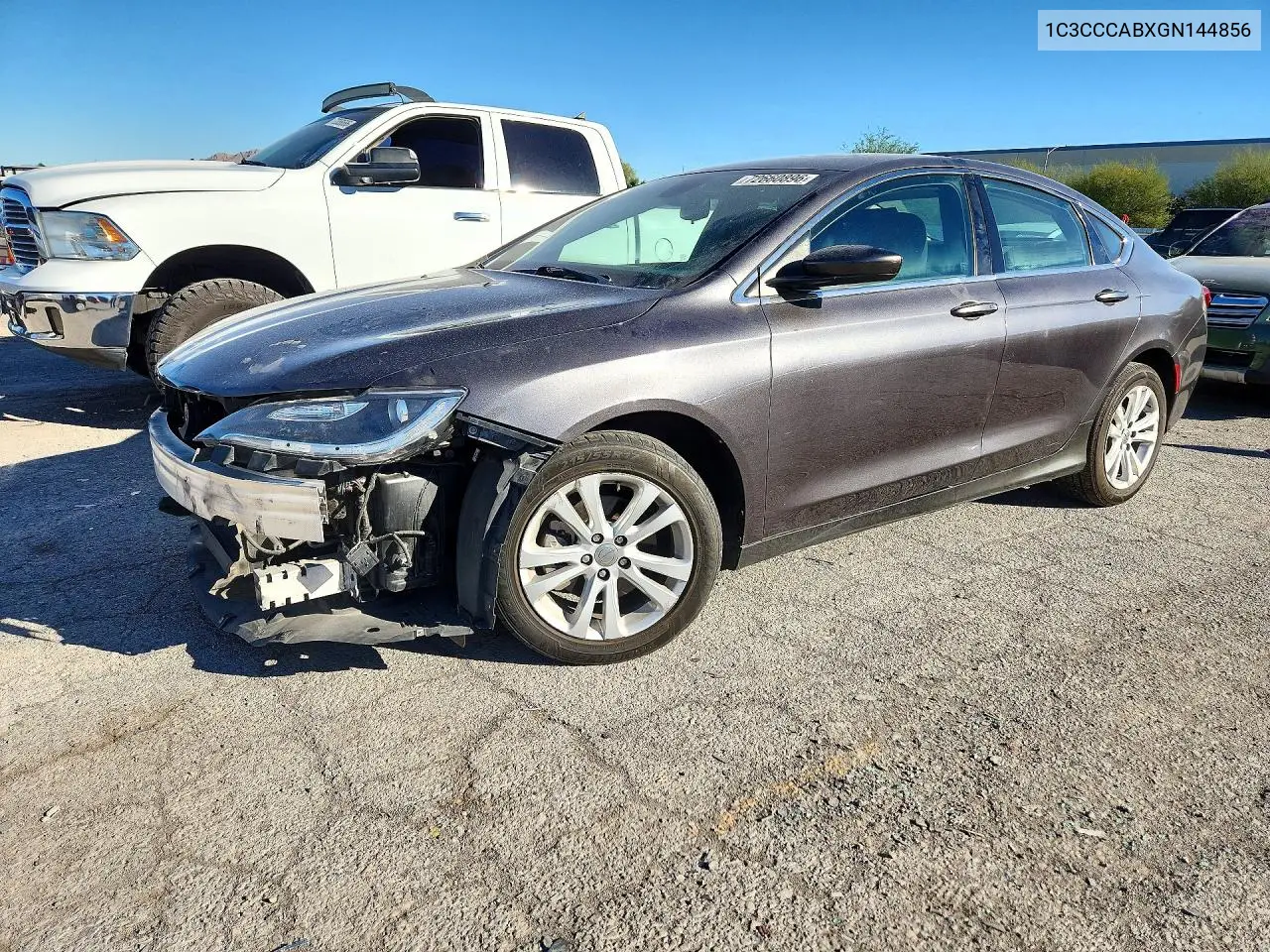1C3CCCABXGN144856 Chrysler 200 2016 — повреждение Передняя часть, фото до ремонта