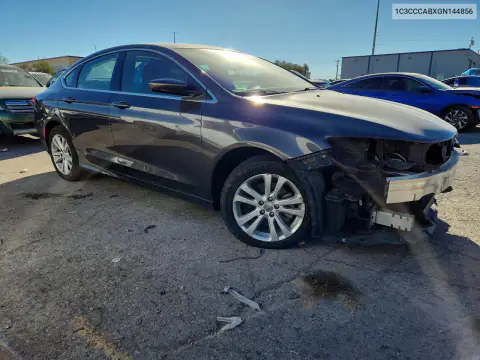 1C3CCCABXGN144856 — 2016 Chrysler 200, фото 4 с аукциона Copart, Передняя часть