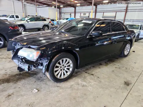 2C3CCAAG3CH245949 — 2012 Chrysler 300, Передняя часть, фото до ремонта
