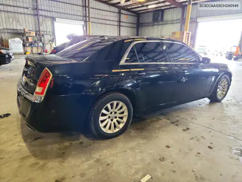 2012 Chrysler 300 VIN 2C3CCAAG3CH245949 фото 3