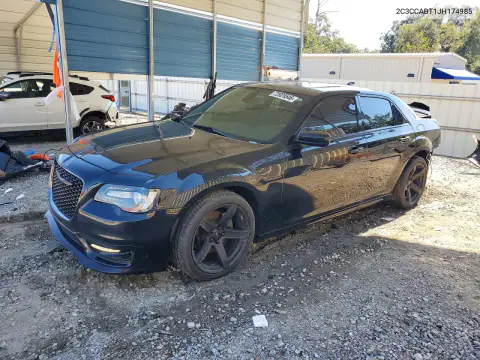 2C3CCABT1JH174985 — 2018 Chrysler 300, Передняя часть, фото до ремонта