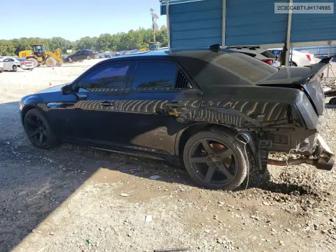 2C3CCABT1JH174985 — 2018 Chrysler 300, фото 2 с аукциона Copart, Передняя часть