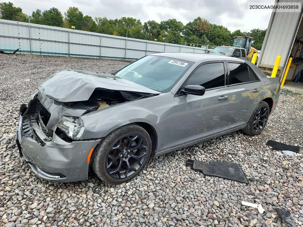 2C3CCAAG6KH693858 Chrysler 300 2019 — повреждение Передняя часть, фото до ремонта