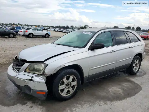 2C4GM68485R305336 — 2005 Chrysler Pacifica, Передняя часть, фото до ремонта