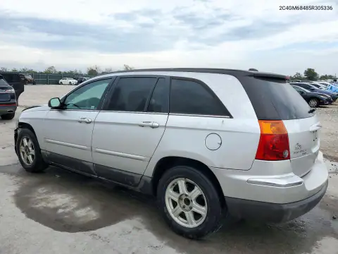 2C4GM68485R305336 — 2005 Chrysler Pacifica, фото 2 с аукциона Copart, Передняя часть
