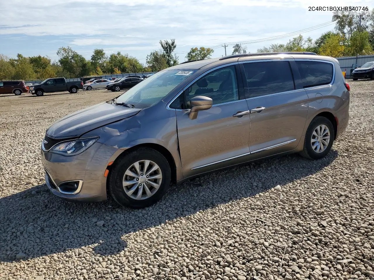 2C4RC1BGXHR540746 Chrysler Pacifica 2017 — повреждение Передняя часть, фото до ремонта