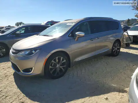 2C4RC1GG5HR616219 — 2017 Chrysler Pacifica, Механические повреждения, фото до ремонта