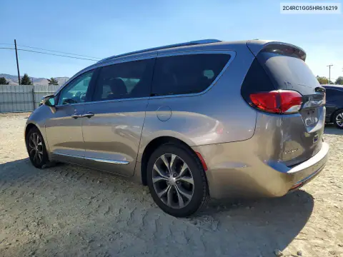 2C4RC1GG5HR616219 — 2017 Chrysler Pacifica, фото 2 с аукциона Copart, Механические повреждения