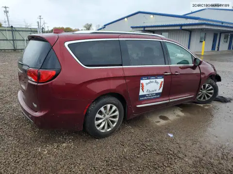 2C4RC1BG6KR549189 — 2019 Chrysler Pacifica, фото 3 с аукциона Copart 19.10.2026, Передняя часть