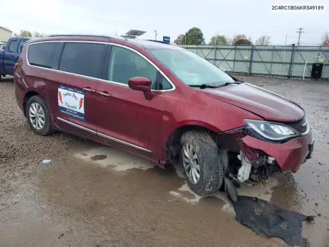 2C4RC1BG6KR549189 — 2019 Chrysler Pacifica, фото 4 с аукциона Copart 19.10.2026, Передняя часть