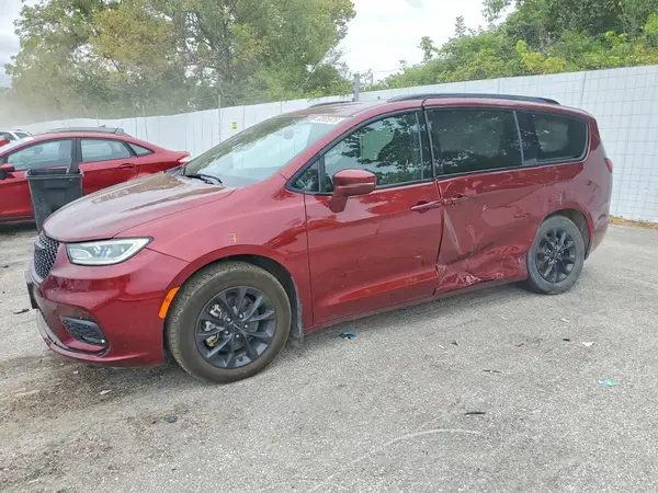2C4RC1BGXMR607517 — 2021 Chrysler Pacifica, Боковая часть (Side), фото до ремонта