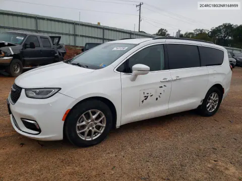 2C4RC1BG2NR168959 — 2022 Chrysler Pacifica, Передняя часть, фото до ремонта