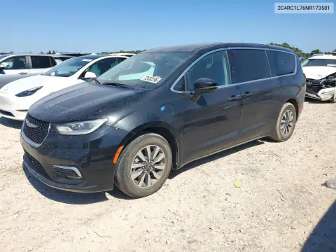 2C4RC1L76NR173581 — 2022 Chrysler Pacifica, Механические повреждения, фото до ремонта