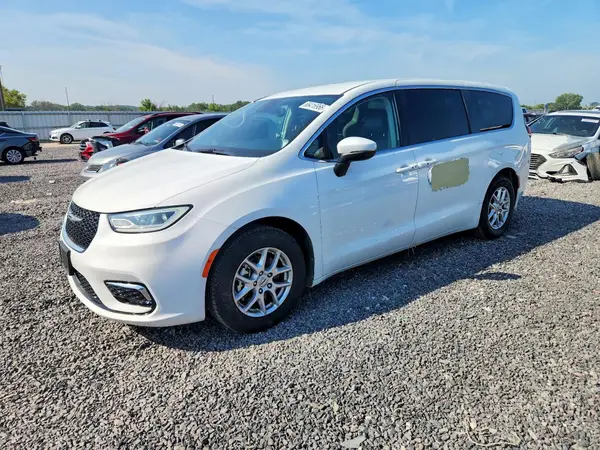 2C4RC1BG3PR574400 — 2023 Chrysler Pacifica, Град (Hail), фото до ремонта