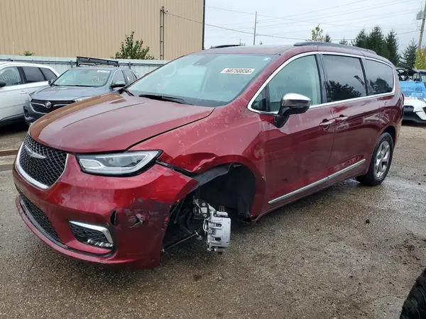 2C4RC3GG7PR609623 — 2023 Chrysler Pacifica, Передняя часть (Front End), фото до ремонта