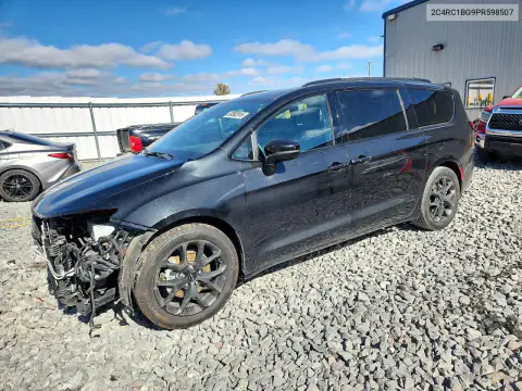 2C4RC1BG9PR598507 — 2023 Chrysler Pacifica, Передняя часть, фото до ремонта