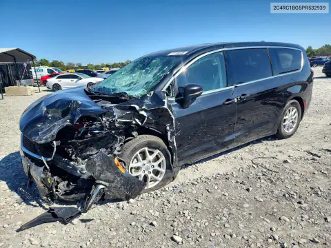 2C4RC1BG5PR532939 — 2023 Chrysler Pacifica, Передняя часть, фото до ремонта