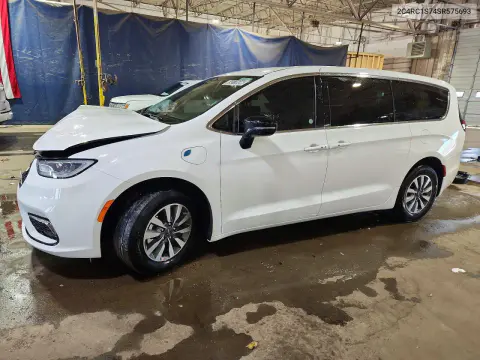 2C4RC1S74SR575693 — 2025 Chrysler Pacifica, Передняя часть, фото до ремонта