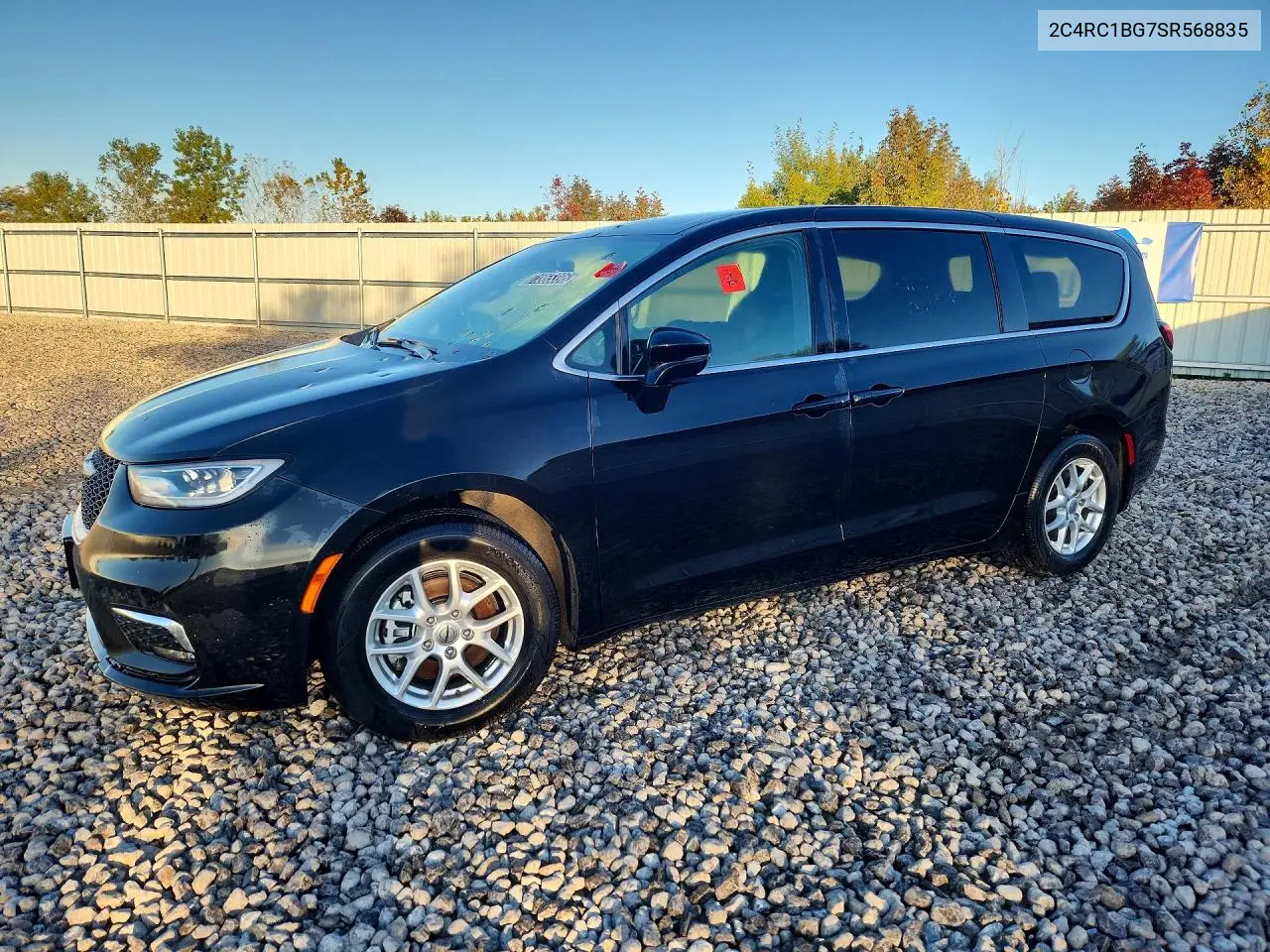2C4RC1BG7SR568835 Chrysler Pacifica 2025 — повреждение Передняя часть, фото до ремонта