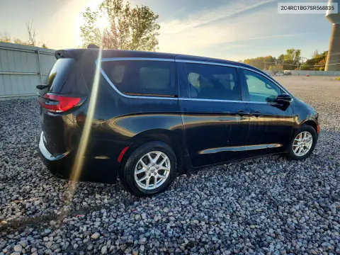 2C4RC1BG7SR568835 — 2025 Chrysler Pacifica, фото 3 с аукциона Copart 14.10.2026, Передняя часть