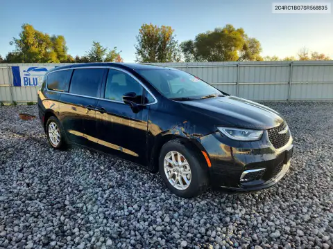 2C4RC1BG7SR568835 — 2025 Chrysler Pacifica, фото 4 с аукциона Copart 14.10.2026, Передняя часть