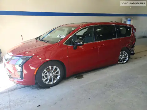 2C4RC1GG7VR585695 — 2027 Chrysler Pacifica, Задняя часть, фото до ремонта