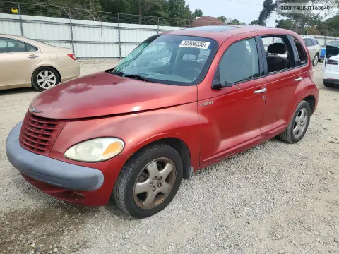 3C8FY4BB31T636407 — 2001 Chrysler PT Cruiser, Неизвестные повреждения, фото до ремонта