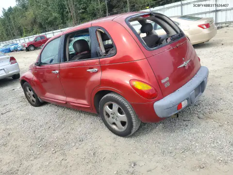 2001 Chrysler Pt Cruiser VIN 3C8FY4BB31T636407 фото 2