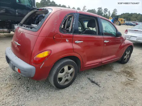 2001 Chrysler Pt Cruiser VIN 3C8FY4BB31T636407 фото 3