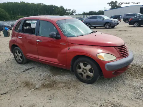 2001 Chrysler Pt Cruiser VIN 3C8FY4BB31T636407 фото 4