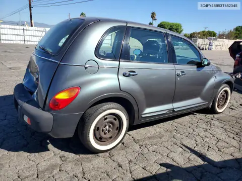 2003 Chrysler Pt Cruiser Classic VIN 3C4FY48B53T652345 фото 3