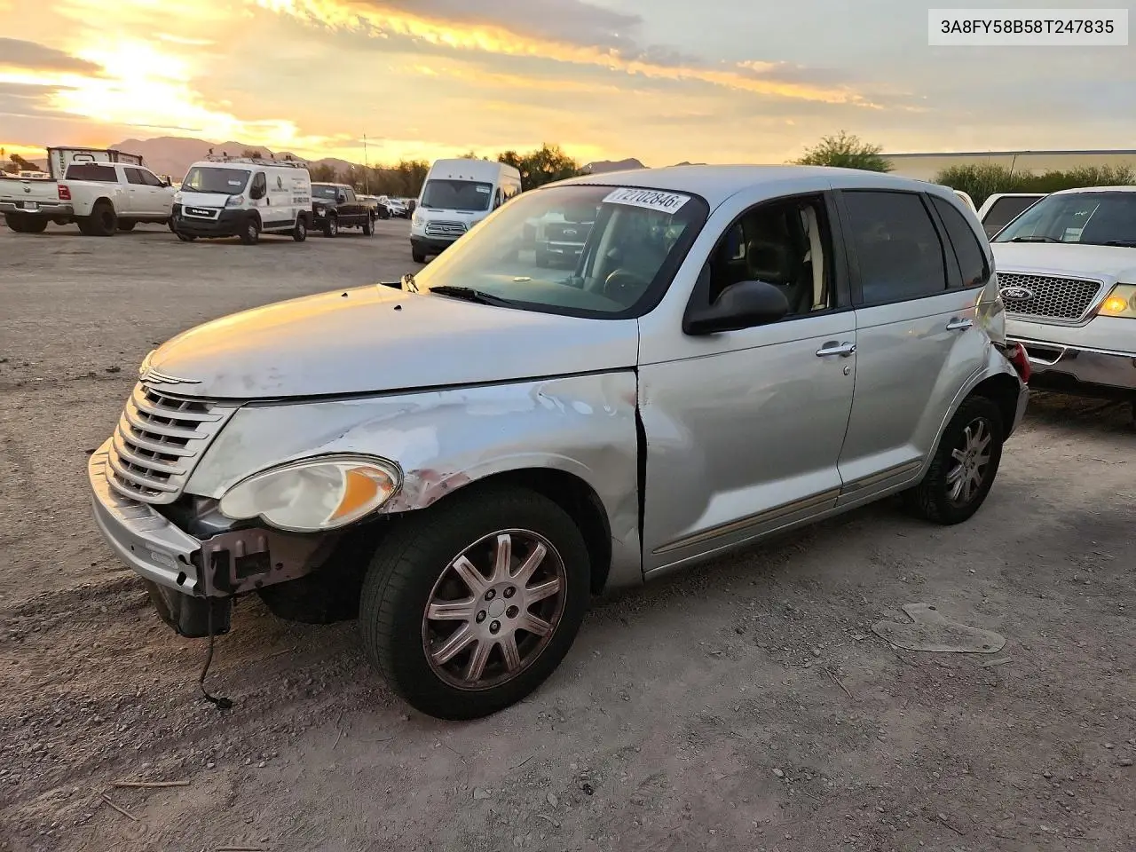 2008 Chrysler Pt Cruiser Touring VIN 3A8FY58B58T247835 фото 1