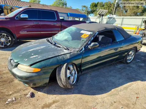 3C3EL45H6WT337260 — 1998 Chrysler Sebring, Передняя часть, фото до ремонта