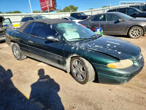 1998 Chrysler Sebring Jx VIN 3C3EL45H6WT337260 фото 4
