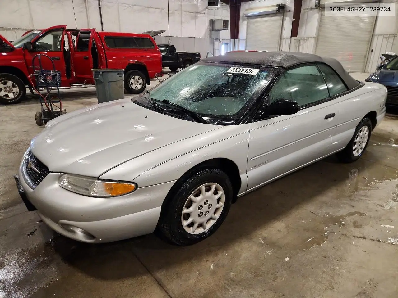 2000 Chrysler Sebring Jx VIN 3C3EL45H2YT239734 фото 1