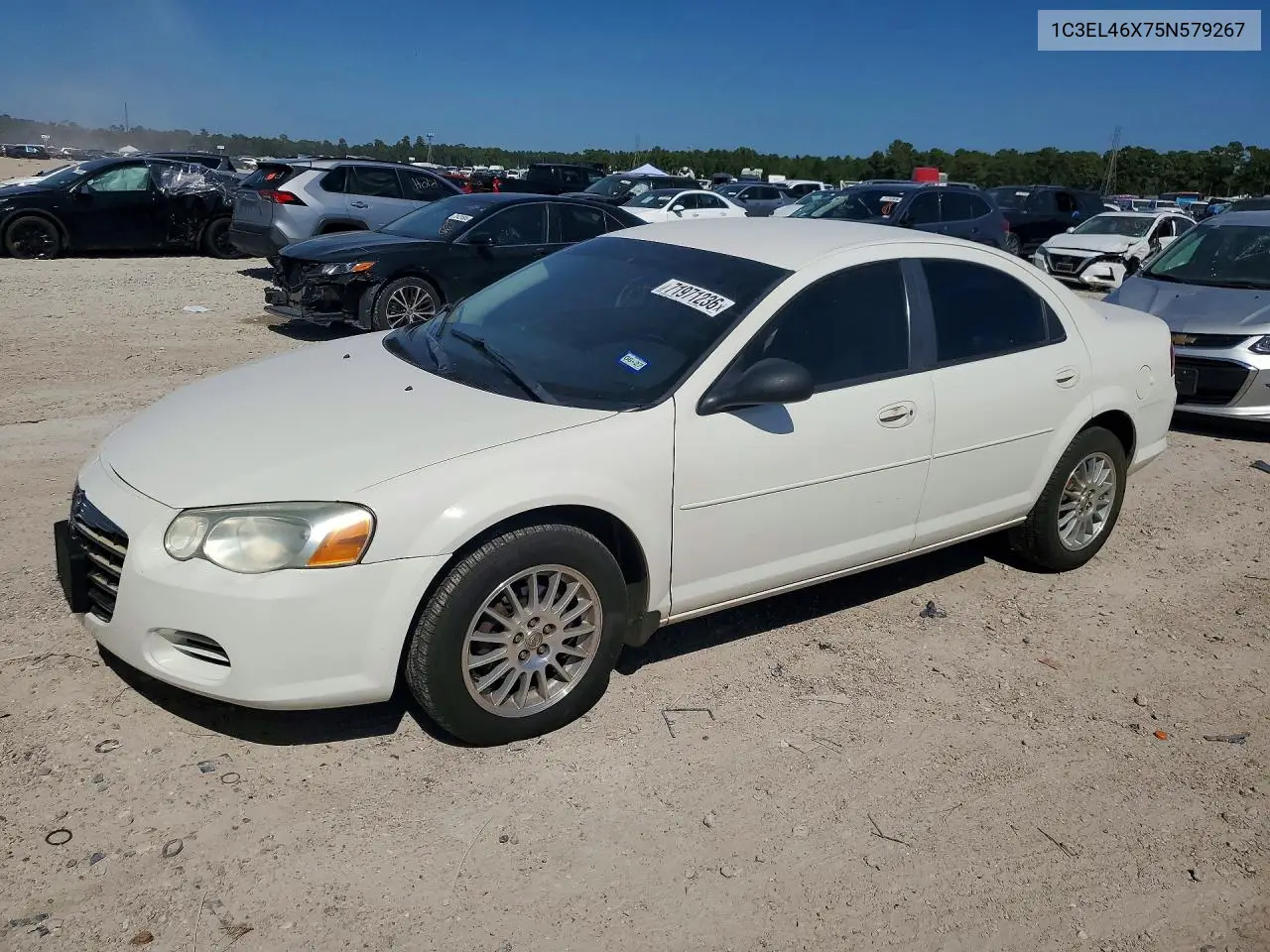 2005 Chrysler Sebring VIN 1C3EL46X75N579267 фото 1