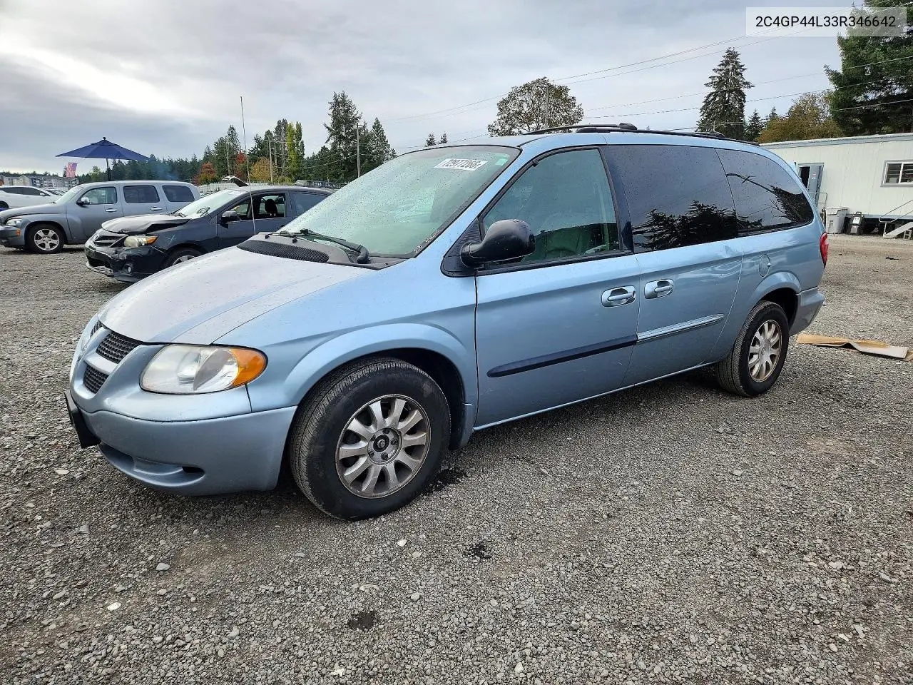 2C4GP44L33R346642 Chrysler TOWN & Country 2003 — повреждение Сторона, фото до ремонта
