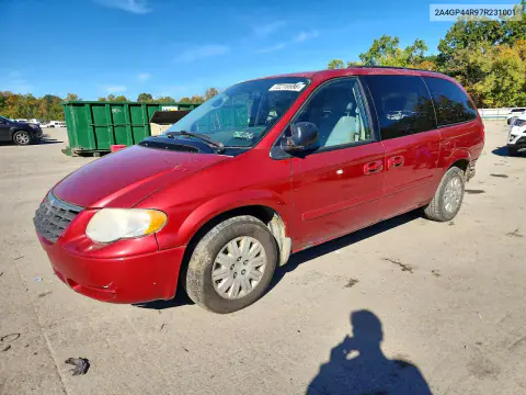 2007 Chrysler Town & Country Lx VIN 2A4GP44R97R231001 фото 1